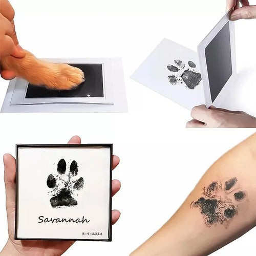Cat Dog Paw Print Ink Kit Pad