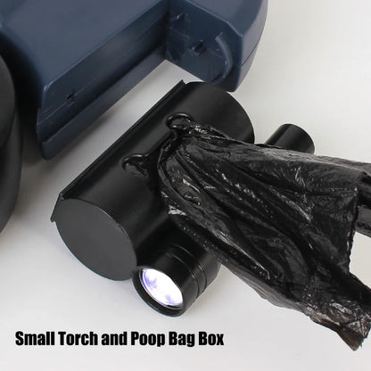 3m Dual Dog Leash With Flashlight Waste Bag Box