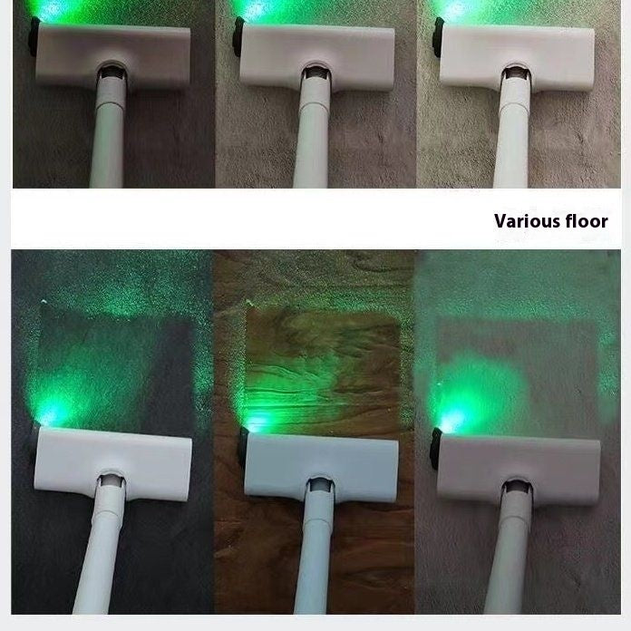 Vacuum Cleaner Sweeping Laser Light