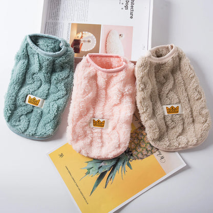 Soft Cozy Cat Clothes Autumn Winter