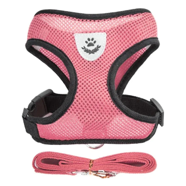 Cat Harness Vest Walking Leash For Puppy