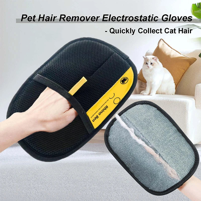 Pet Electrostatic Hair Removal Gloves