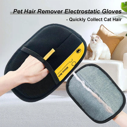 Pet Electrostatic Hair Removal Gloves