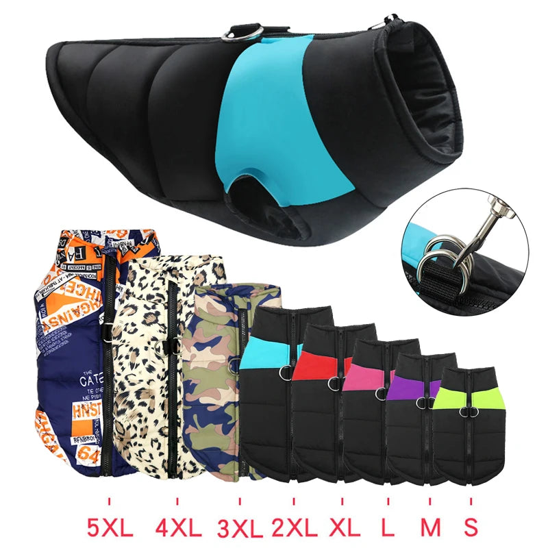 Waterproof Padded Warm Clothes for Dog