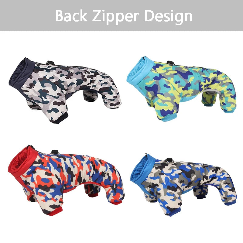 Winter Warm Thicken Pet Dog Jacket Waterproof