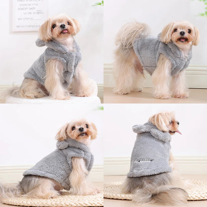 Puppy Hooded Jacket Sweater