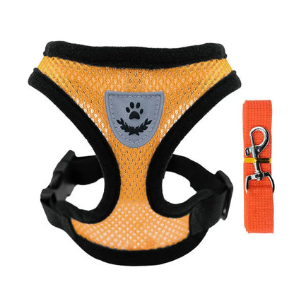 Cat Harness Vest Walking Leash For Puppy