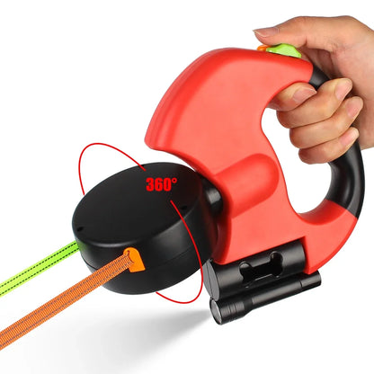 3m Dual Dog Leash With Flashlight Waste Bag Box